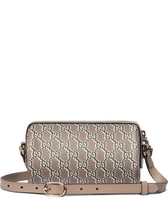 Gucci GG Supreme Canvas cylindrical shoulder bag - Grey