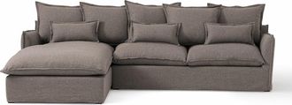 La Redoute Interieurs Hoes in polyester, voor hoekbank links, Odna