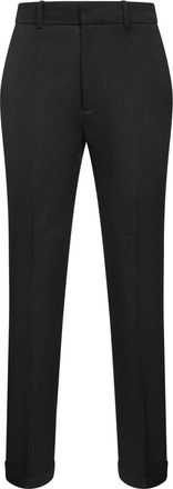 The Attico Rtw... Zwart - Dames - Chinos - Zwart - 2XS - Wol - Broeken