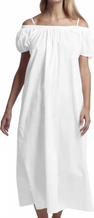 Skin Bronagh Caftan Dress In White