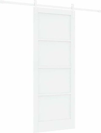vidaXL Vidaxl - Puerta Deslizante Manual Blanco 83 X 211 Cm