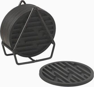 No Brand Posavasos De Silicona - Protecci&oacute;n Duradera Para La Mesa - 9 Piezas - Antideslizantes