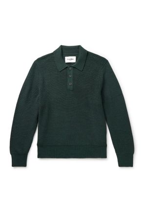 Corridor Ribbed Organic Mercerised Cotton Polo Shirt