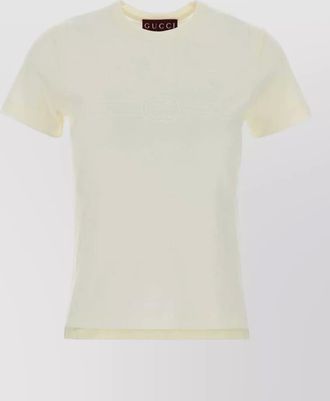 Gucci cotton crew neck short sleeve t shirt