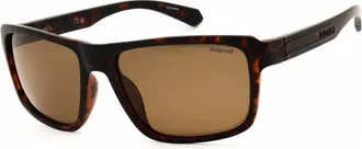 Polaroid Brown Square Mens Sunglasses PLD 2158/S 0HGC/SP 58