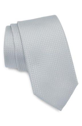 Calvin Klein Alice Micro Solid Tie in Silver at Nordstrom Rack