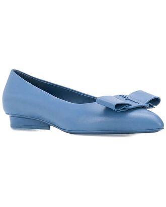 Ferragamo Viva Leather Ballet Flat