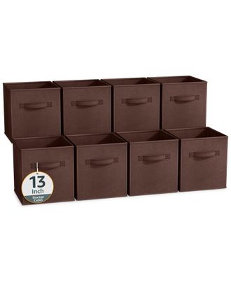 Sorbus 13In 8 Pack Fabric Storage Bins
