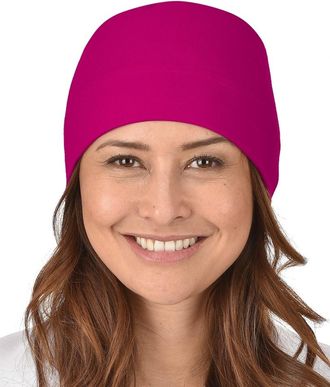 Trigema Strickm&uuml;tze TRIGEMA TRIGEMA Soft-Cap, Damen, Gr. 900, pink (magenta), Baumwollmischung, M&uuml;tzen Strickm&uuml;tze