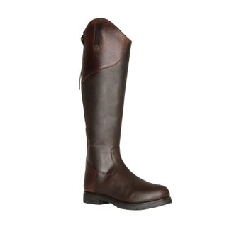 Moretta Ventura Lite Leather Winter Riding Boots in Dark Brown | Size: 4