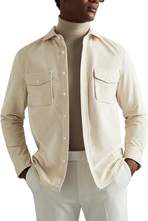 Reiss Tucci Twin Pocket Cord Top