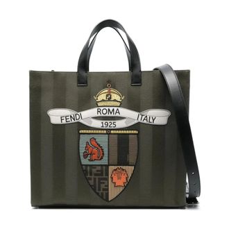 Fendi Hombre, Bolsos, Verde, Talla: ONE Size