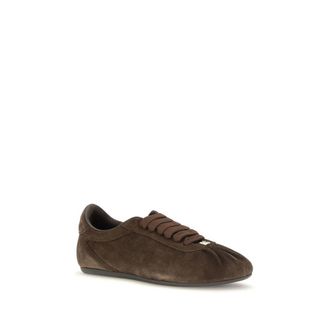 Dolce & Gabbana Suede Low-Top Sneaker - Brown