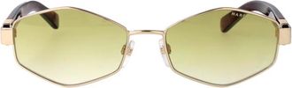 Marc Jacobs Stijlvolle zonnebril - Dames - Zonnebrillen - Geel - 55 MM - Accessoires