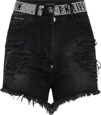 Philipp Plein Hot pants Crystal Plein