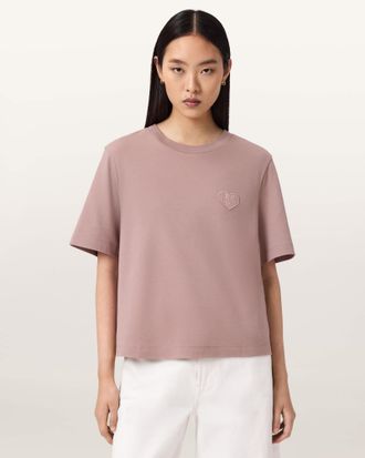 AllSaints Lover Lisa Embroidered T-Shirt