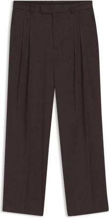 BOSS Oversized-fit trousers in twill