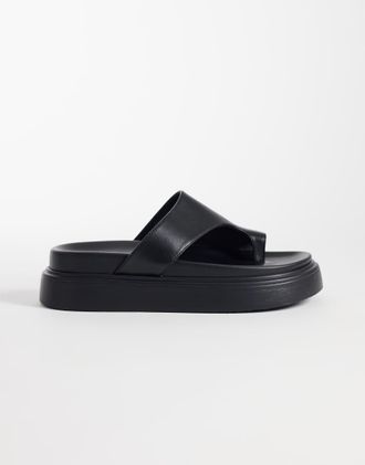 Tony Bianco Jazzy - Sandali bassi in pelle neri-Nero