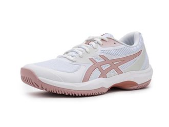Asics Game FF Tennis Shoes Womens Tennis Shoes White/Morganite : 11.5 B - Medium, Textile