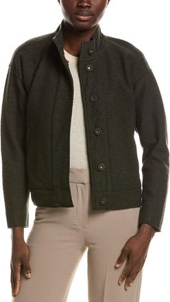 Eileen Fisher Petite Knit Wool Jacket
