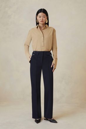 Karen Millen The Founder Italian Technical Stretch Slim Leg Trouser