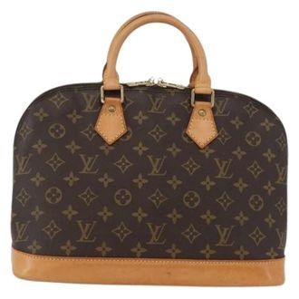 Louis Vuitton Pre-owned Handbags, female, Brown, Size: ONE SIZE Pre-owned Canvas Handbag