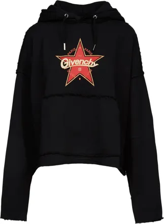 Givenchy Black Cotton Womens Hoodie