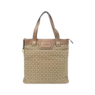 Loewe Pre-owned Tote Bags, female, Beige, Size: ONE SIZE Pre-owned Canvas Tote Bag