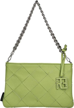 Rebelle Tassen, Dames, Groen, ONE Size, Leer, Julia Schoudertas