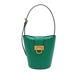 Ferragamo Pre-owned Ferragamo Small Leather Trifolio Shoulder Bag Ladies Q584J78OVCMHSC6C