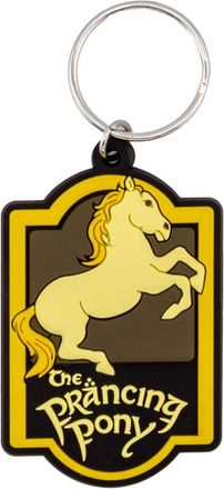 The Lord Of The Rings The Lord Of The Rings The Prancing Pony PVC Keyring (55mm x 40mm x 5mm) (Black/Brown/Yellow)