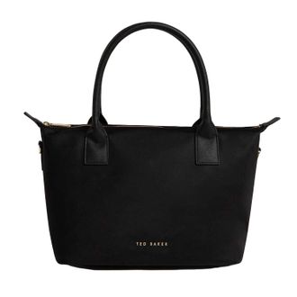 Ted Baker Nylon boodschappentas voor elke dag (Zwart)