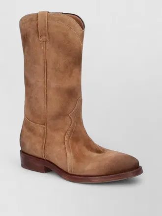 Jil Sander suede ankle boots