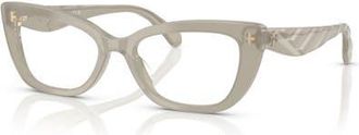 Tory Burch 52mm Cat Eye optical glasses in Grey at Nordstrom