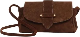 Etrier Agn&egrave;s Crossbody Tas - Dames - Tassen - Bruin - Maat: ONE Size Katoen