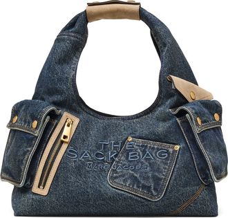 Marc Jacobs The Sack Denim Shoulder Bag in Dark Wash Indigo at Nordstrom