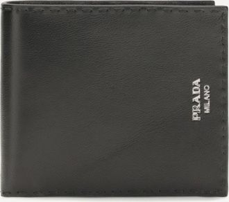 Prada Antiqued leather Wallet Male UNI