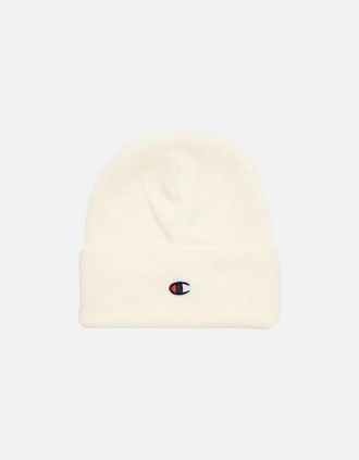 Champion Mens CHAMPION Mens Beanie Hat Winter Warm Thick knitted Ribbed Outdoor Unisex Caps - Cream