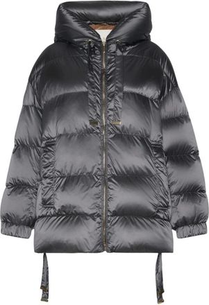 Max Mara Arete Cangiante Corto - Dames - Jassen - Grijs - Maat: M