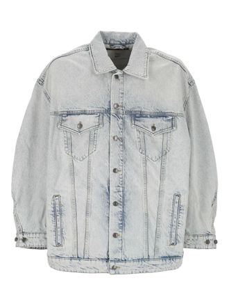 Applied Art Forms buttoned faded-effect jacket - Blue