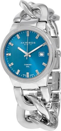 Akribos XXIV Silver-tone Base metal Ladies Watch AK759SSTQ