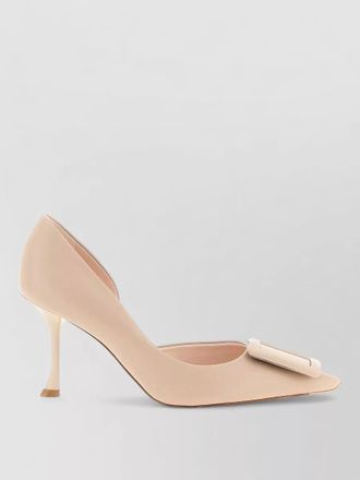 Roger Vivier leather viv in the city pumps
