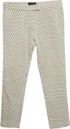 Joseph Pantaloni con motivo geometrico Pre-owned - Bianco