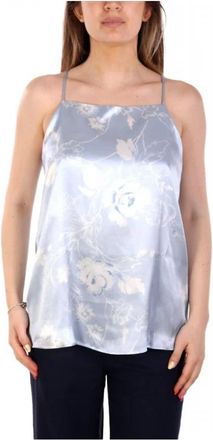 Marella Tops - Dames - Tops zonder mouwen - Blauw - S - Tops