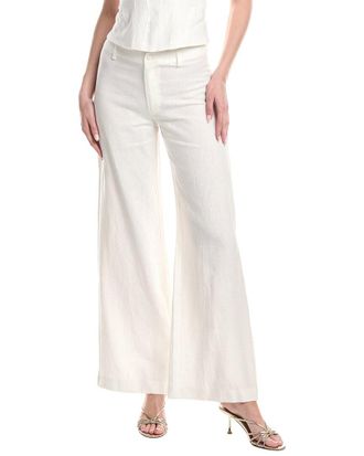 Bardot Serafina Linen Mid Rise Pant
