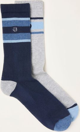 Fat Face FatFace Navy 2 Pairs of Sport Socks