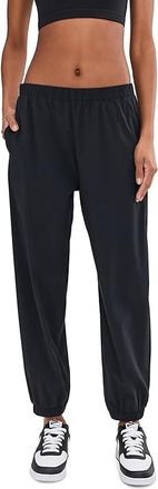 SPLITS59 Megan Woven Nylon Joggers Womens Clothing Black : XL, Nylon/Spandex