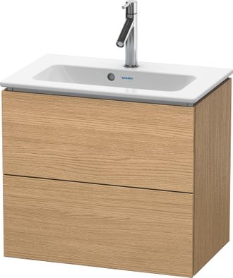 Duravit Duravit L-cube Mueble De Pared Compact, 2 Cajones, Anchura: 620mm, Para Me By Starck 234263, Color: Decoraci&oacute;n Roble Europeo - Lc625605252