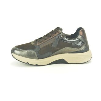 Gabor Bruin combi Runner N.+tiret - Dames - Schoenen - Veelkleurig - Maat: 34 1/2 EU