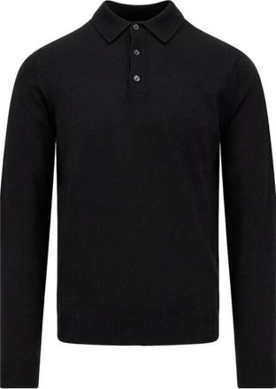 Zanone Polo Shirt - Heren - Polos - Zwart - XL - Wol - Tops